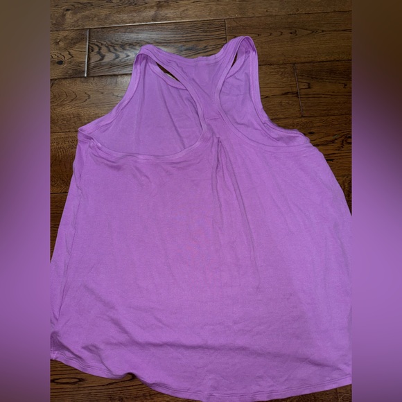 Athleta Purple Ribbed Modal Tank Size Womens XL - Picture 3 of 4